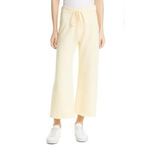 NWT Nili Lotan Kiki Sweatpants in Pale Yellow XS